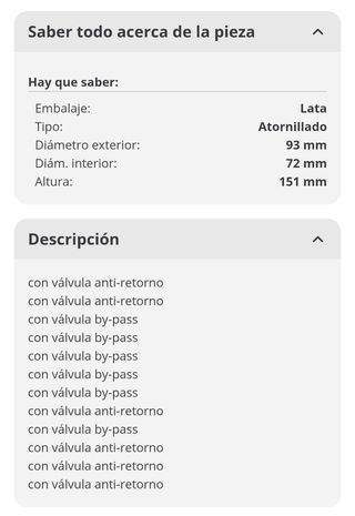 Filtro de Aceite Volkswagen T4