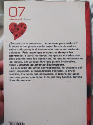 PALABRAS DE AMOR DE SHAKESPEARE