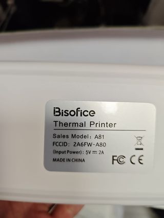 Bisofice Impresora portátil A4 #210624