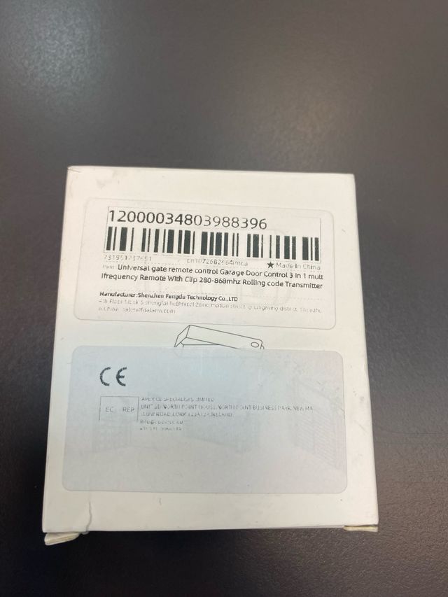 Mando garage copia frecuencias