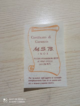 Vassoi Creazioni MSB inox 18/10 e oro 24KT