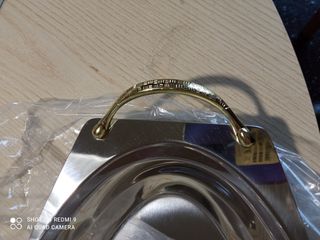 Vassoi Creazioni MSB inox 18/10 e oro 24KT