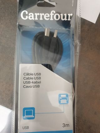 Cable USB tipo A macho-B macho impresora