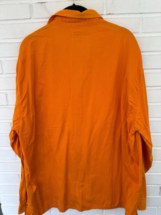 VINTAGE camisa vaquera naranja LEVIS talla L 