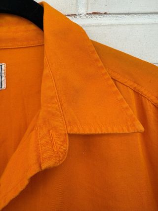VINTAGE camisa vaquera naranja LEVIS talla L 