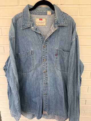 VINTAGE LEVIS RED TAB camisa vaquera talla XL 