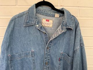 VINTAGE LEVIS RED TAB camisa vaquera talla XL 