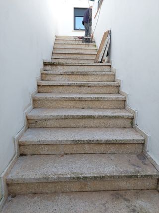 Hormigon impreso en escaleras