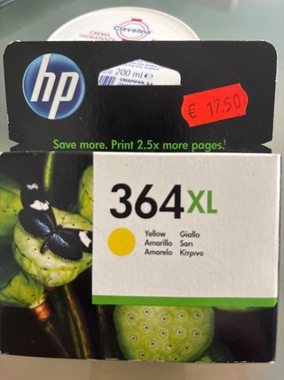 Cartucho original hp amarillo 364XL nuevo a estren