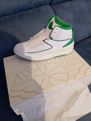 Air Jordan 2 retro lucky Green 10us- 44-28cm
