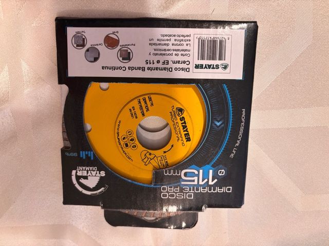 Disco diamante para radeal pequeña