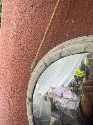 ESPEJO Metal Estilo Envejecido