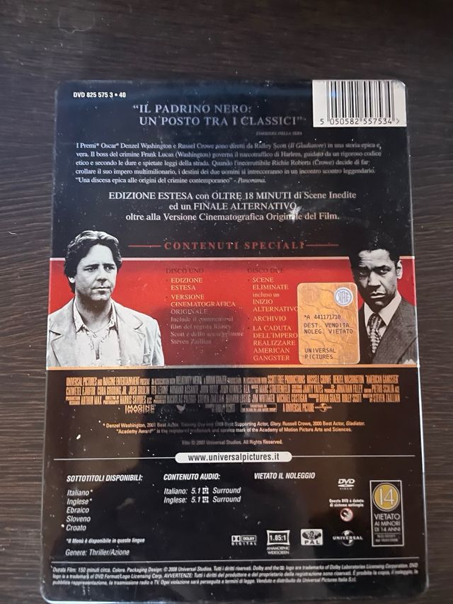 Dvd Steelbook American Gangster