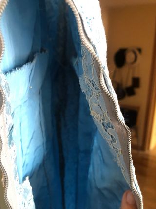 Vestido vintage azul años 60