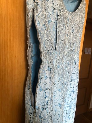 Vestido vintage azul años 60