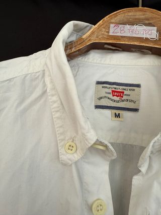 VINTAGE camisa blanca LEVIS talla M