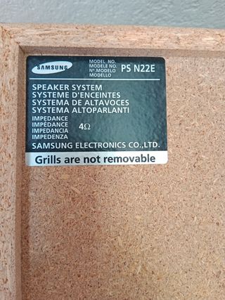 Minicadena Samsung CD x3 Cassette x2