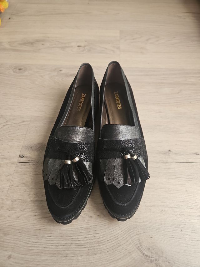 MOCASINES PIEL Y ANTE TALLA 44