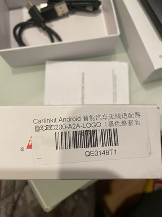 Adaptador inalambrico Carlinkit Andrioid auto