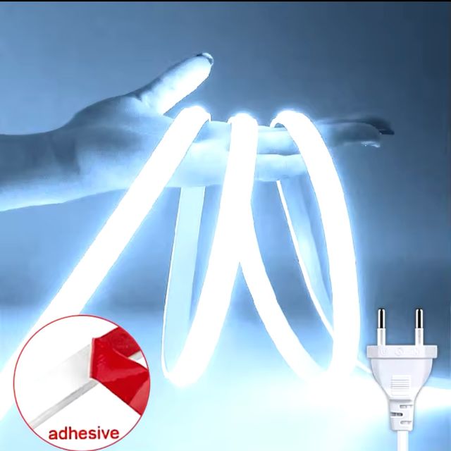 Tira de luces LED COB de 220V