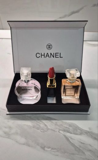 Set Chanel Rossetto e Profumi kit Nuovo cofanetto