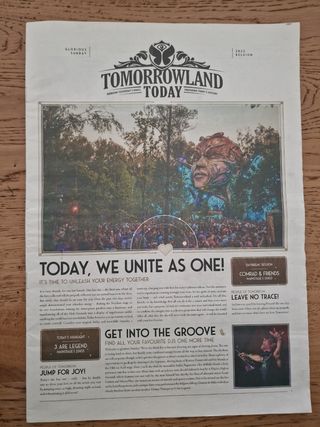 Lote Periódicos Tomorrowland 2022