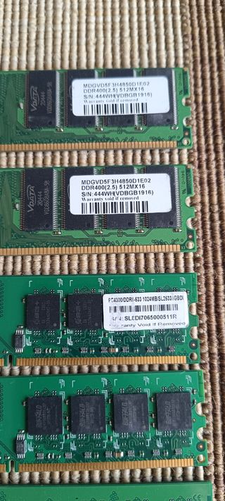 Memoria RAM PC vari tagli