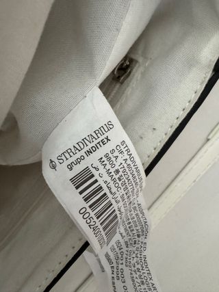 Bolso blanco Stradivarius