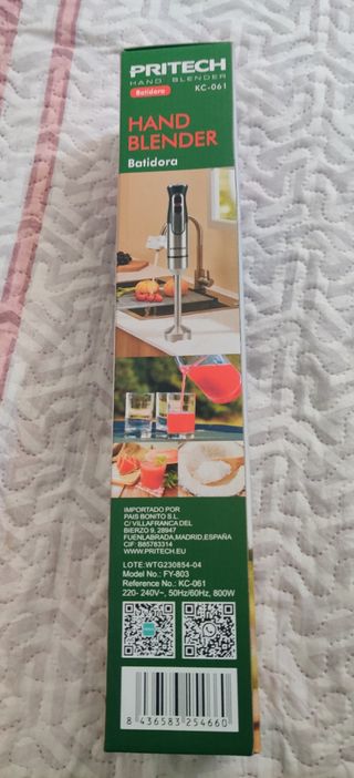 BATIDORA LICUADORA 800 VATIOS NUEVA