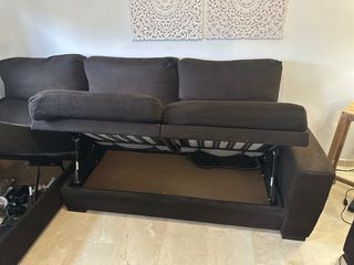 Sofa tres plazas Chaise longue