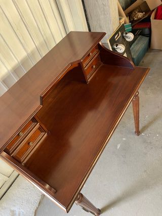 ✅escritorio madera maciza restaurado