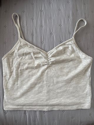 Top de Tirantes Gris