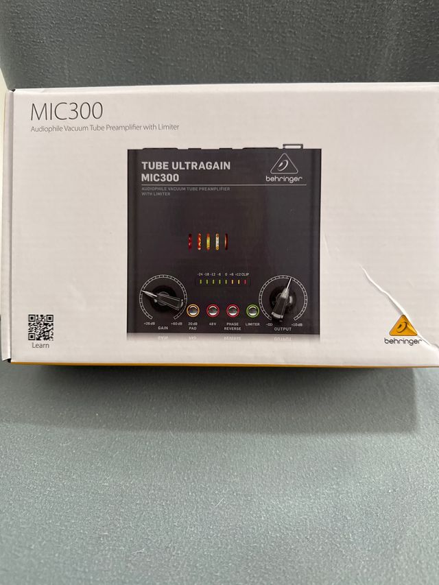 Preamplificador de tubo de vacío con limitador