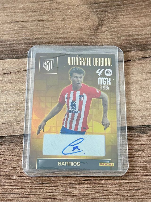 Pablo Barrios autografo original Megacrack 2024-25