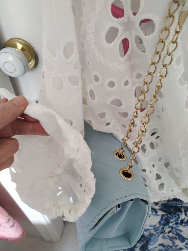 Conjunto bermudas y chaqueta con bolso