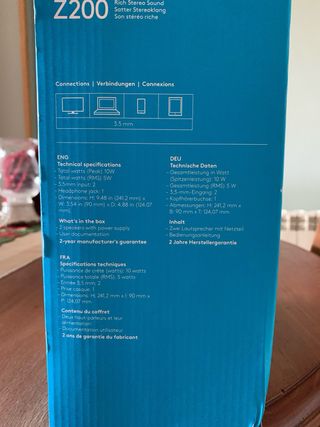 Altavoces Logitech Z200