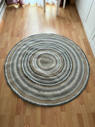 Alfombra de algodón multicolor Zara Home