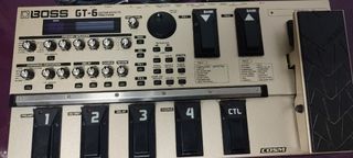 Pedalera para guitarra Boss GT-6 amplificador...