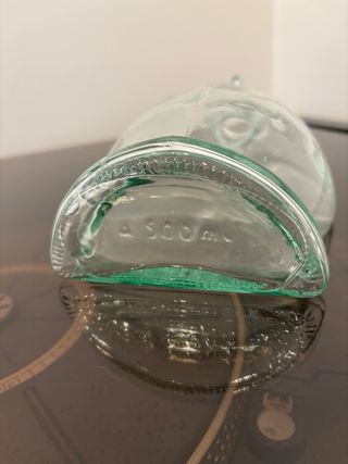 Set olio aceto Vintage vetro bottiglia trasparente