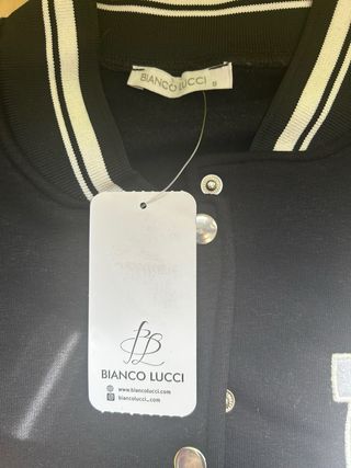 Chaqueta NUEVA beisbolera Bianco Lucci