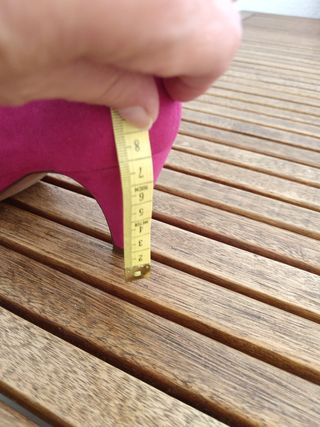 Zapatos fucsias. Zara. Talla 36.