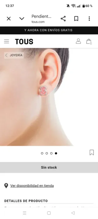 Pendientes Tous Face