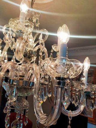 Lampara de techo de lagrimas