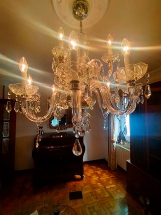 Lampara de techo de lagrimas