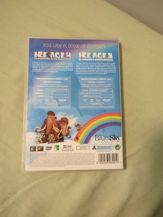 Ice age 3 y 4 en dvd