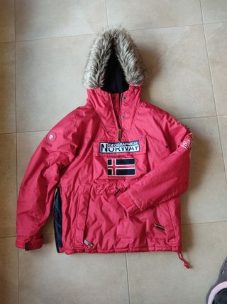 Chaqueta Geographical Norway Talla S rojo roja