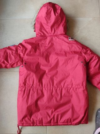 Chaqueta Geographical Norway Talla S  rojo roja