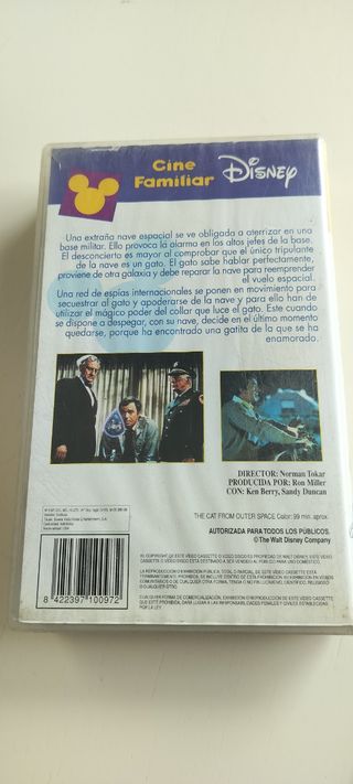 VHS el gato que vino de el espacio
