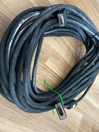 Cable negro VGA 18m/l