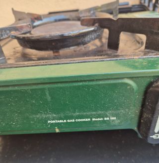 Fornello-barbecue da campeggio a gas